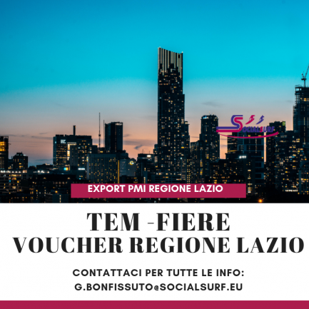 Voucher Internazionalizzazione Regione Lazio 